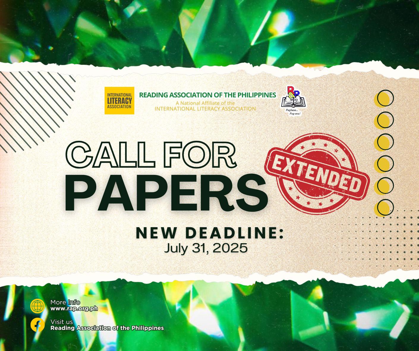 Call for Papers Extended: RAP Emerald Conference 2025